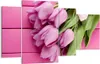 Bild auf Leinwand - Leinwandbild - Tulpen Blumenstrauß Produktbild-Vorschau 1