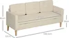 HOMCOM 3 Sitzer Sofa, Couch mit Stauraum, Holzbeine, Produktbild-Vorschau 3