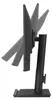 A side view of a black monitor on an adjustable stand, shown with multiple tilt angles. Náhľad obrázku produktu