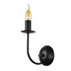 Wandlampe Rustikal E14 Schwarz Metall dekorativ innen Produktbild-Vorschau 2