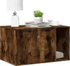 vidaXL Podestýlka z kouřového dubu 80x50x45 cm Materiál na Náhled obrázku produktu 2