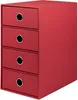 Rössler Papier S.O.H.O. Rot - 4er Schubladenbox Produktbild-Vorschau 1