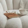 MENZZO Fauteuil design coquillage Arielina Tissu bouclette Voir les images du produit 9