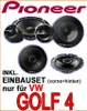 Pioneer Lautsprecher für vorne & hinten - Einbauset passend Produktbild-Vorschau 1