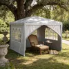 YZNAHRE Pavillon 3x3m Polyester Partyzelt mit Seitenteilen Produktbild-Vorschau 10