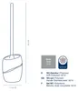 Kela 20258, Toiletborstel met houder, Grijs, Polypropyleen, Productafbeelding-voorbeeld 4