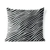 MuchoWow® Outdoor Kissen - Tiermuster - Zebra - Schwarz - Produktbild-Vorschau 1