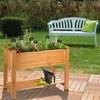 Hochbeet BASIC em Kiefernholz Honig 89,5x59x84,5cm Produktbild-Vorschau 4