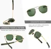 Lunettes de soleil polarisées style pilote avec temple à Voir les images du produit 4