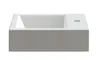 ORINOKO Gussmarmor-Waschtisch 42x10x36cm, weiß Produktbild-Vorschau 7