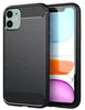 Techsuit Carbon Silicone Back Cover Hülle für Apple iPhone Produktbild-Vorschau 1