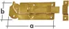 Dekorativer Torriegel verzinkt 10 x 4,5 cm Náhled obrázku produktu 2