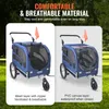 VEVOR Hundeanhänger 45 kg 2in1 Fahrradanhänger Produktbild-Vorschau 4