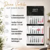 3 Monatskalender 2027 Block Premium 33x77 cm Motivation Produktbild-Vorschau 2