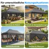 Quictent Pavillon 3x6m Faltpavillon Wasserdicht Stabil mit Produktbild-Vorschau 7