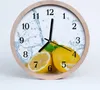 Holzuhr 20fi cm wanduhr - Zitrone Obst Produktbild-Vorschau 1