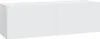 vidaXL Armoires murales TV 2 pcs. Blanc 100x30x30 cm Bois Voir les images du produit 5