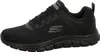 A black Skechers men's shoe is shown from the side against a white background. Anteprima dell’immagine prodotto