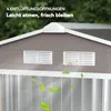Outsunny prístrešok na náradie s podlahovým rámom Záhradný Náhľad obrázku produktu 12