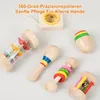 Baby Geschenk Junge Mädchen,Holz Sensorik Baby Produktbild-Vorschau 5