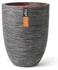 Capi Europe - Gefäß elegant niedrig Rib NL - Anthrazit - Produktbild-Vorschau 1