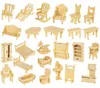 Kruzzel 23542 3D-Puzzle: Holzmöbel für Puppen, 34 Teile Produktbild-Vorschau 5