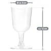 com-four® 16x Mehrweg Weinkelch - transparente, stapelbare Produktbild-Vorschau 6