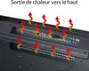 Cheminée murale électrique noir max. 1800 W télécommande Voir les images du produit 2