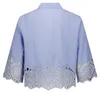 Cartoon Bluse Kurz 3/4 Arm 8005 Blue Heron 42 Produktbild-Vorschau 6