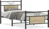 vidaXL Rama łóżka bez materaca dąb sonoma 90x200 cm Podgląd zdjęcia produktu 1