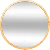 A round mirror with a bamboo frame. Podgląd zdjęcia produktu