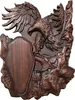 Ein Brett für eine Trophäe in Form eines Hirsches, Rehs, Produktbild-Vorschau 1