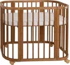 Waldin Babybett 5in1, Beistellbett aus Holz, Matratze, Produktbild-Vorschau 1