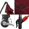 Aopunly Sonnenschirm 360° drehbare Ampelschirm Ø300cm Produktbild-Vorschau 3