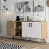 Skye Decor, moderní konzolový stolek (180 cm), dub a bílá, Náhled obrázku produktu 1
