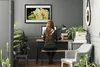 Bild 70x50 MDF-Rahmen Wandkunst Orchid Blütenblätter Produktbild-Vorschau 3