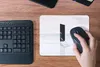 MuchoWow® Mauspad Mousepad Frau - Treppe - Abstrakt - Tür Produktbild-Vorschau 4