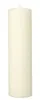 Papstar Stumpenkerze Ø 80 mm · 290 mm elfenbein "Ivory" mit Produktbild-Vorschau 3