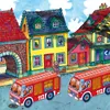 Faltspiel Feuerwehrauto Benny Brandmeister Produktbild-Vorschau 2