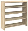 vidaXL Étagère à chaussures Chêne Sonoma 80x25x81 cm Voir les images du produit 1