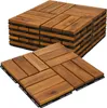 1m² Holzfliesen Terrassenfliesen Holz Fliesen Mosaik 30x30 Produktbild-Vorschau 4