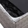 vidaXL Záhradný box z polyratanu 100x50x50 cm sivý - Náhľad obrázku produktu 11