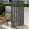 Decoratieve tuinscreen, antraciet, 80 x 150 cm, open Productafbeelding-voorbeeld 2