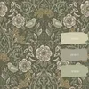ESTAhome papel pintado flores y pájaros verde oscuro 53 cm Vista previa de la imagen del producto 7
