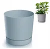 GRAUER BLUMENTOPF 24cm Topf mit Untersetzer CLIC+DROP Produktbild-Vorschau 10