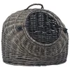 vidaXL Kosz transportowy dla kota szary 50x42x40 cm Podgląd zdjęcia produktu 3
