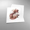 Poster - Poster ohne Rahmen - Fuchs November Tier - 70x100 Produktbild-Vorschau 3