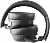 A pair of black, foldable headphones are shown against a white background. Anteprima dell’immagine prodotto