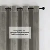 Verdunkelungsvorhang Samt weich 140x175 cm Taupe Ösen Produktbild-Vorschau 5