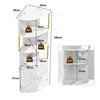 Armoire d'angle haute Merax avec éclairage LED et prises, Voir les images du produit 7